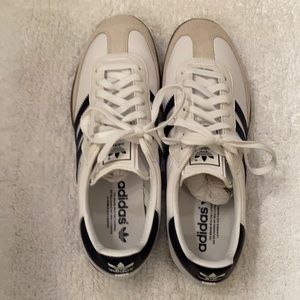 Men's Adidas Samba Originals White/Navy Size 9.5
